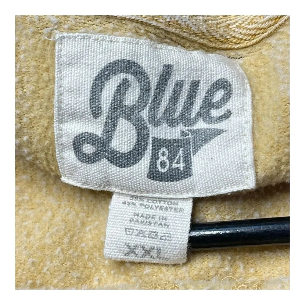 Blue 84 Sweatshirt Women's XXL Light Tan Retro Nature Graphic Table Rock Lake - Picture 6 of 11